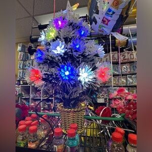Festive LED Holiday Tree with Multicolor Lights